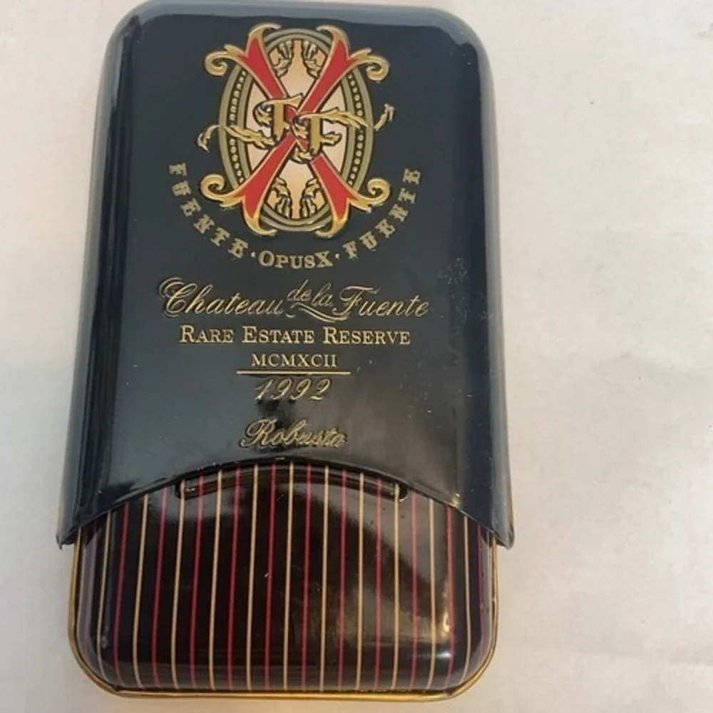 Vintage Arturo Fuente Opus X Robusto Tin 48 Gauge Ring 5